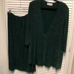 Vikki VI California jacket and skirt set.